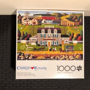 Buffalo Charles Wysocki Puzzle - 1000 Piece Moon meadow cove